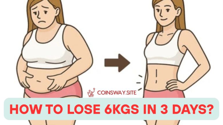 How to lose 6 kg in 3 days?